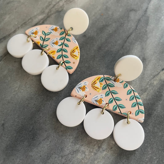 Spring Floral Dangle Earring