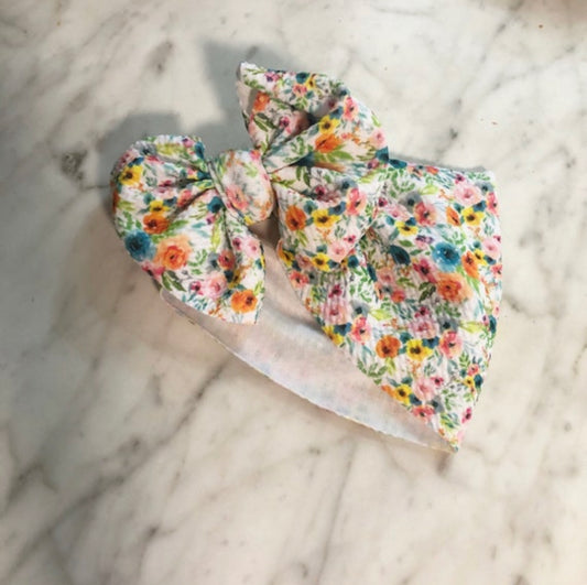 Mini colorful Floral Bow