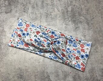 Periwinkle Floral Headband
