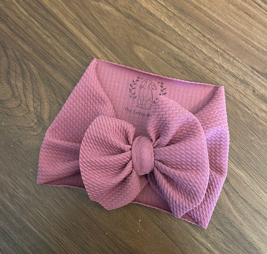 Dusty Purple Bow