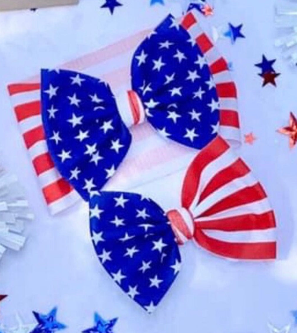 American Flag Bow