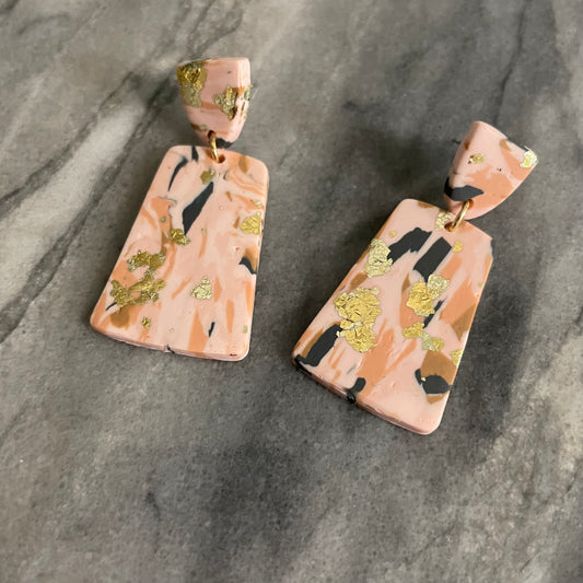 Pink Multi Dangle Earring