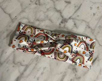 Fall Rainbow Headband