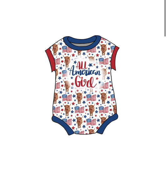 All American Girl Romper