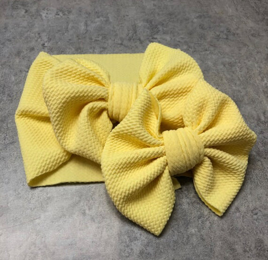 Light Yellow Bow