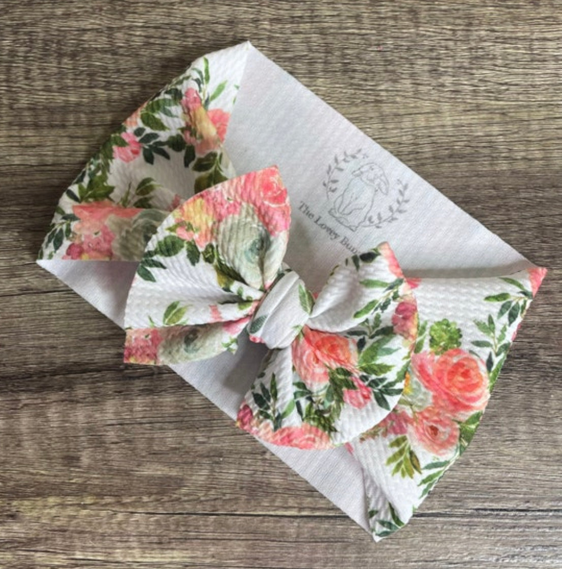 Rose Floral Bow