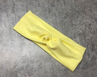 Pale Yellow Headband