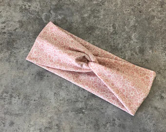 Light Pink Floral Headband