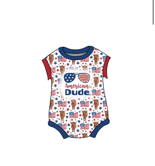 American Dude Romper