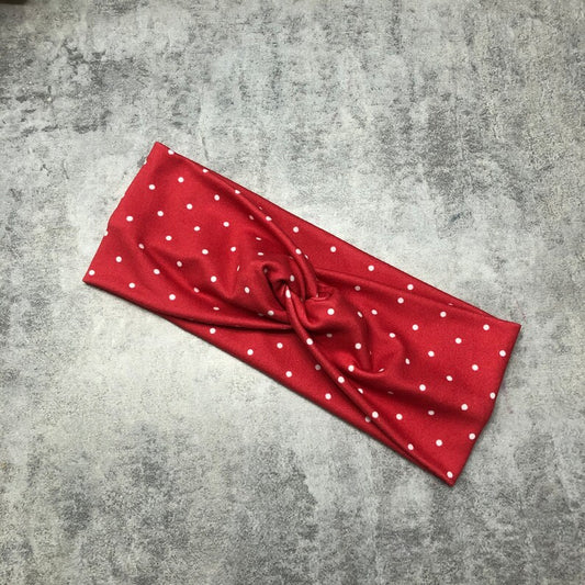 Red polka dot Headband